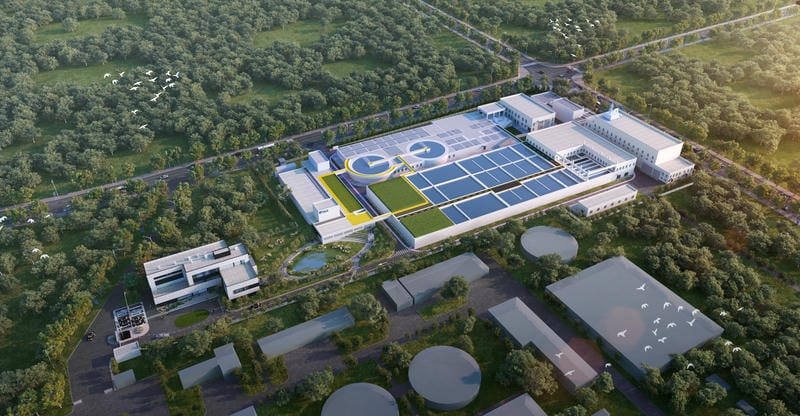 sewage treatment plant
